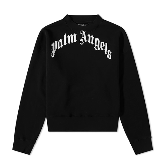 Palm Angels Curved Logo Sweatshirt (Online Exclusive)