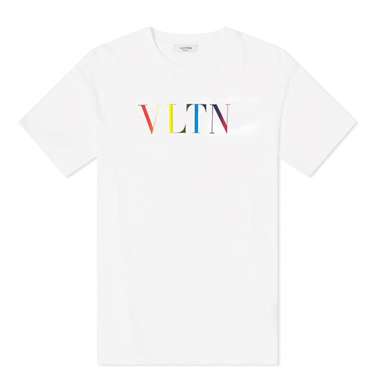 Valentino Rainbow Tshirt - White