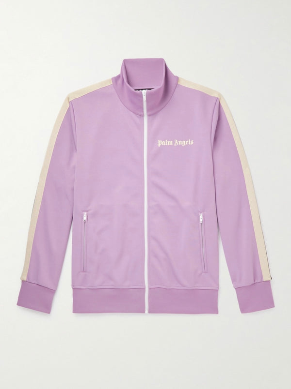 Palm Angels - Purple Striped Track Jacket